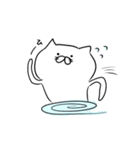 しろねこスタンプ。（個別スタンプ：22）