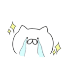 しろねこスタンプ。（個別スタンプ：24）