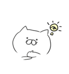 しろねこスタンプ。（個別スタンプ：29）