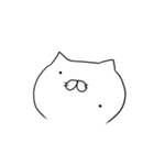しろねこスタンプ。（個別スタンプ：34）