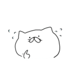 しろねこスタンプ。（個別スタンプ：36）