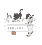 【さき】猫だらけの吹き出し（個別スタンプ：20）