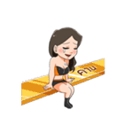 pretty girl yogue（個別スタンプ：14）