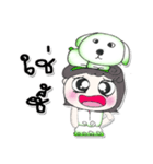 Hi！！>> Miss. Nisha love Dog..^^（個別スタンプ：29）