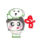 Hi！！>> Miss. Nisha love Dog..^^（個別スタンプ：36）