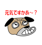 パグですが、、。（個別スタンプ：16）