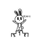 It is Rabbit :)（個別スタンプ：15）