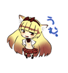 妖狐少女たち（個別スタンプ：3）