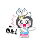 ^__^ ！ My name is Yayo....Dog..（個別スタンプ：22）