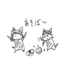 クロネコラウンジねこ画伯スタンプ3（個別スタンプ：20）