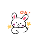 優しいうさぎスタンプ（個別スタンプ：4）