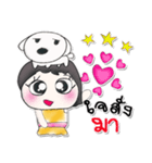 ^__^ ！ My name is NamFon..DOG..（個別スタンプ：39）