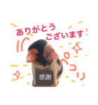 ちょっとていねいな三毛猫（個別スタンプ：12）