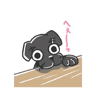 黒ラブのちょこあ（個別スタンプ：4）