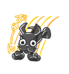 黒ラブのちょこあ（個別スタンプ：19）