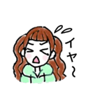 日常の女の子達（個別スタンプ：4）