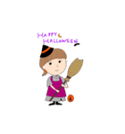 バイトちゃん ハロウィンVer.（個別スタンプ：5）