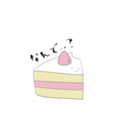 ゆるっと 食べかけスタンプ（個別スタンプ：8）