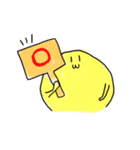手書き真顔すたんぷ！（個別スタンプ：3）