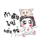 Hi my name is Natasha. Love dog..（個別スタンプ：23）