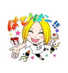 ぶろんでぃがーる（個別スタンプ：1）