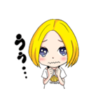 ぶろんでぃがーる（個別スタンプ：6）