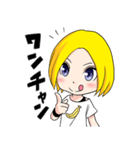 ぶろんでぃがーる（個別スタンプ：14）