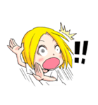 ぶろんでぃがーる（個別スタンプ：19）