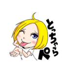 ぶろんでぃがーる（個別スタンプ：22）