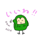 ふくろうであいさつ（個別スタンプ：8）