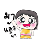 >> My name is NamFon.^_^！！！^_^！！！（個別スタンプ：39）