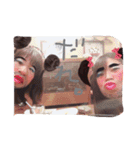 あけみちゃんとかがりちゃん（個別スタンプ：15）