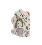 L.bua＆Rabbit2（個別スタンプ：13）