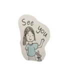 L.bua＆Rabbit2（個別スタンプ：16）
