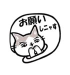 猫のハンコで百面相。（個別スタンプ：29）