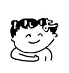 セリフが髪型ちゃん（個別スタンプ：10）