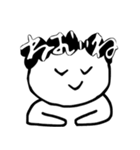 セリフが髪型ちゃん（個別スタンプ：17）