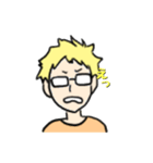 金髪メガネ（個別スタンプ：20）