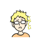 金髪メガネ（個別スタンプ：24）