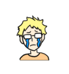 金髪メガネ（個別スタンプ：34）