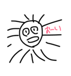 気軽に使いやすい顔（個別スタンプ：16）