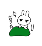 ジト目でやる気のなさそうなうさぎ（個別スタンプ：11）