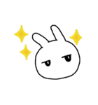 ジト目でやる気のなさそうなうさぎ（個別スタンプ：36）