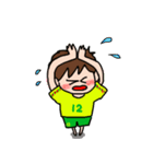 サッカーLOVE☆黄色い情熱！（個別スタンプ：21）
