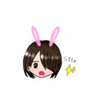 うさ耳片目っ子（個別スタンプ：8）