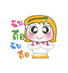 Hi！ My name is YaYo.^_^...（個別スタンプ：17）