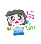 Hi！ My name is Mari..^_^...（個別スタンプ：4）