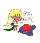 ついんてしっぽ少女（個別スタンプ：14）