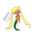 ついんてしっぽ少女（個別スタンプ：17）