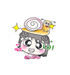 >>>My name is Soda.. Love Snail.（個別スタンプ：19）